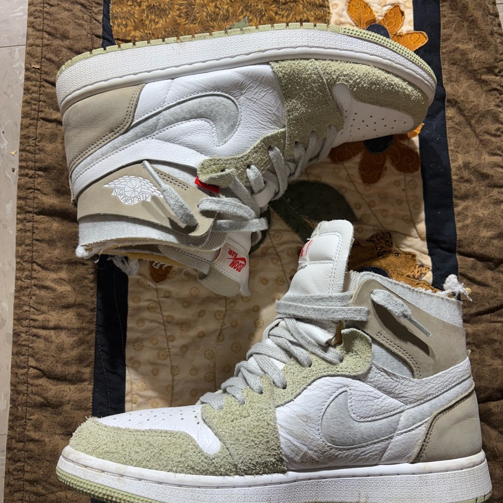 Jordan 1 High Zoom Olive Aura Women's Sneakers